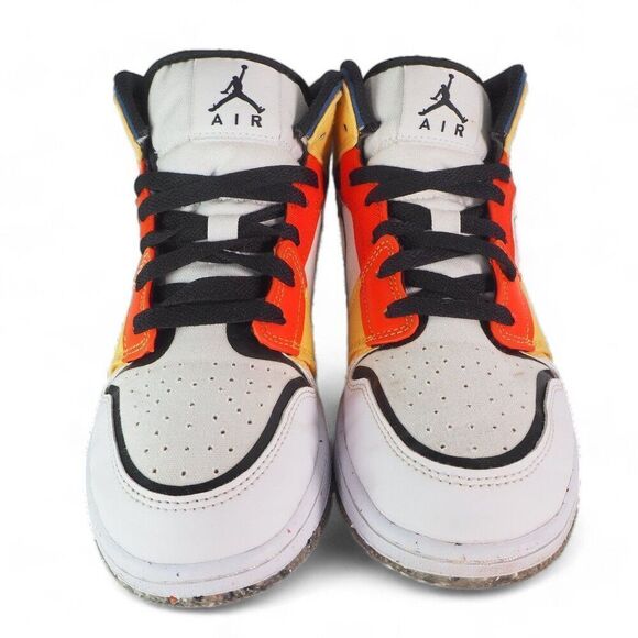 Air Jordan 1 Mid SE GS 'Multi-Color Canvas' DV1316-100 Youth 5 Women's 6.5 - Picture 3 of 13